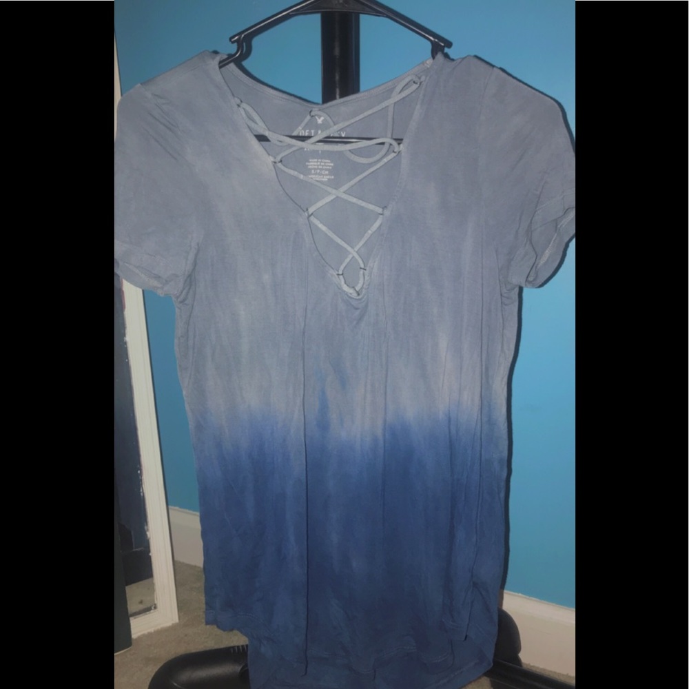 Blue Tye Dye Top